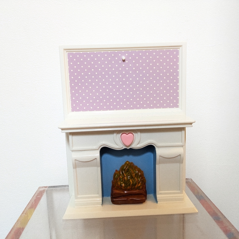 Playskool Crackle N Glow Fireplace, Works, 1994